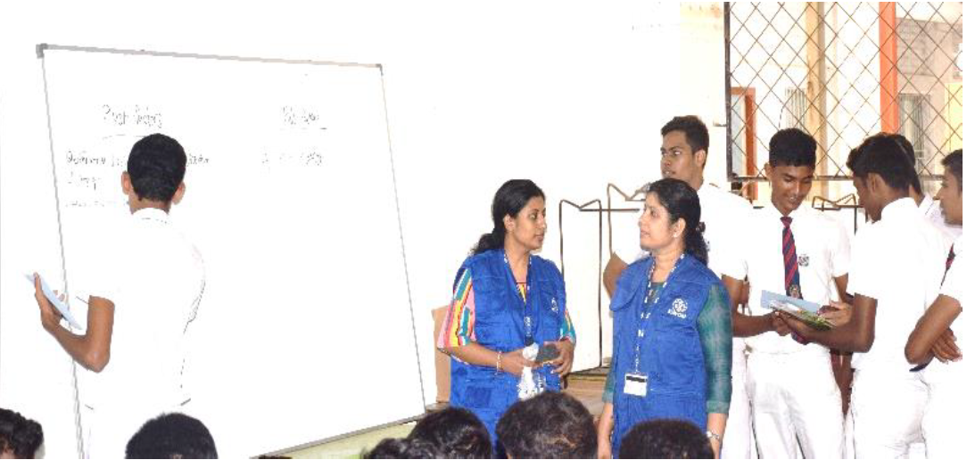 Figure 3 - Career Guidance activities involving students in Batticaloa